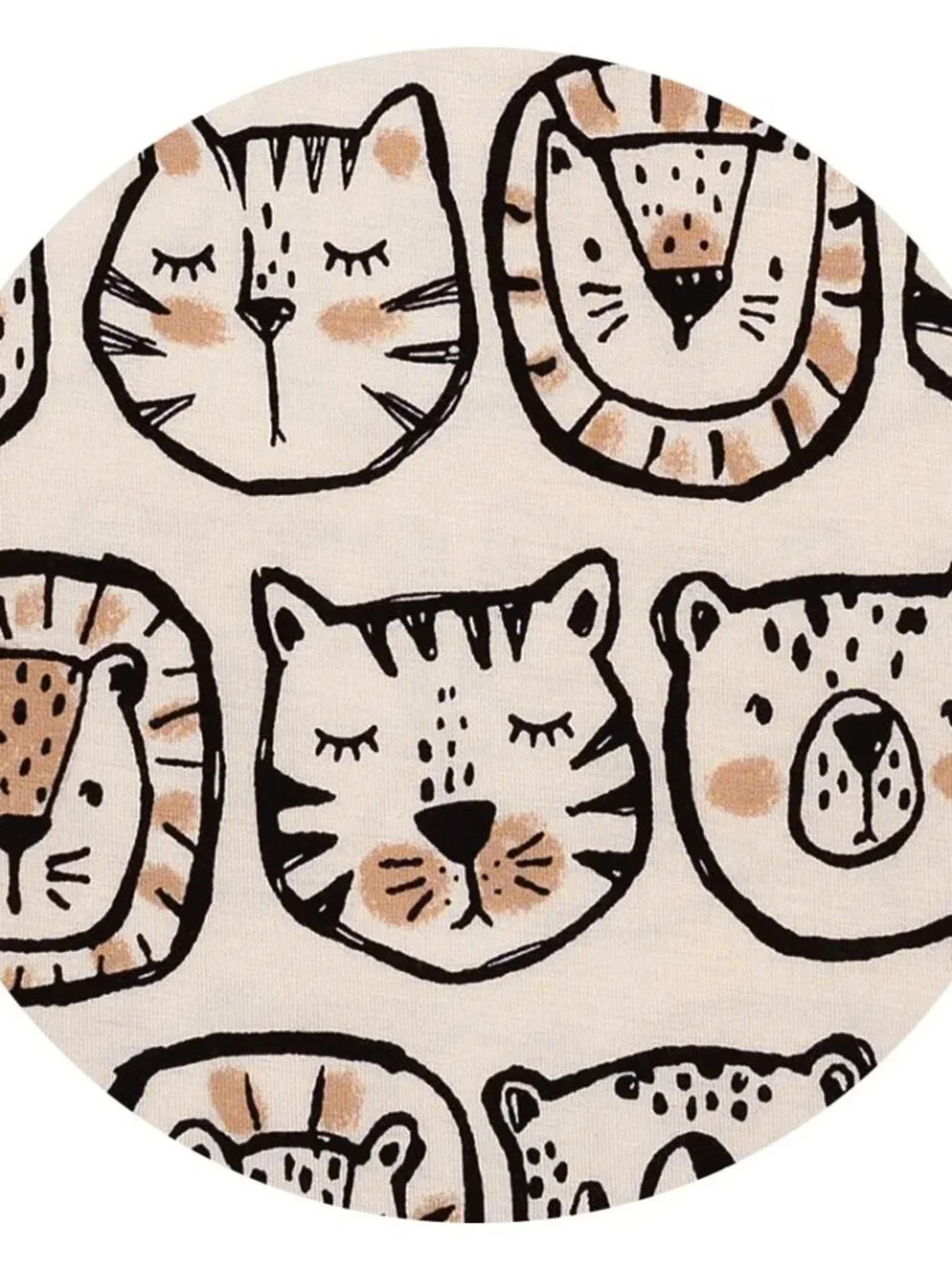 Little Sleepies Lions, Tigers & Bears Zippy 18-24 Months